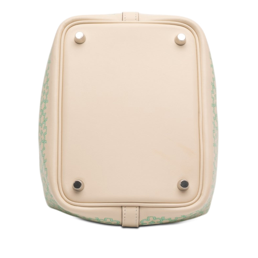 Hermès Lucky Daisy Picotin Lock 18 Cuir Swift