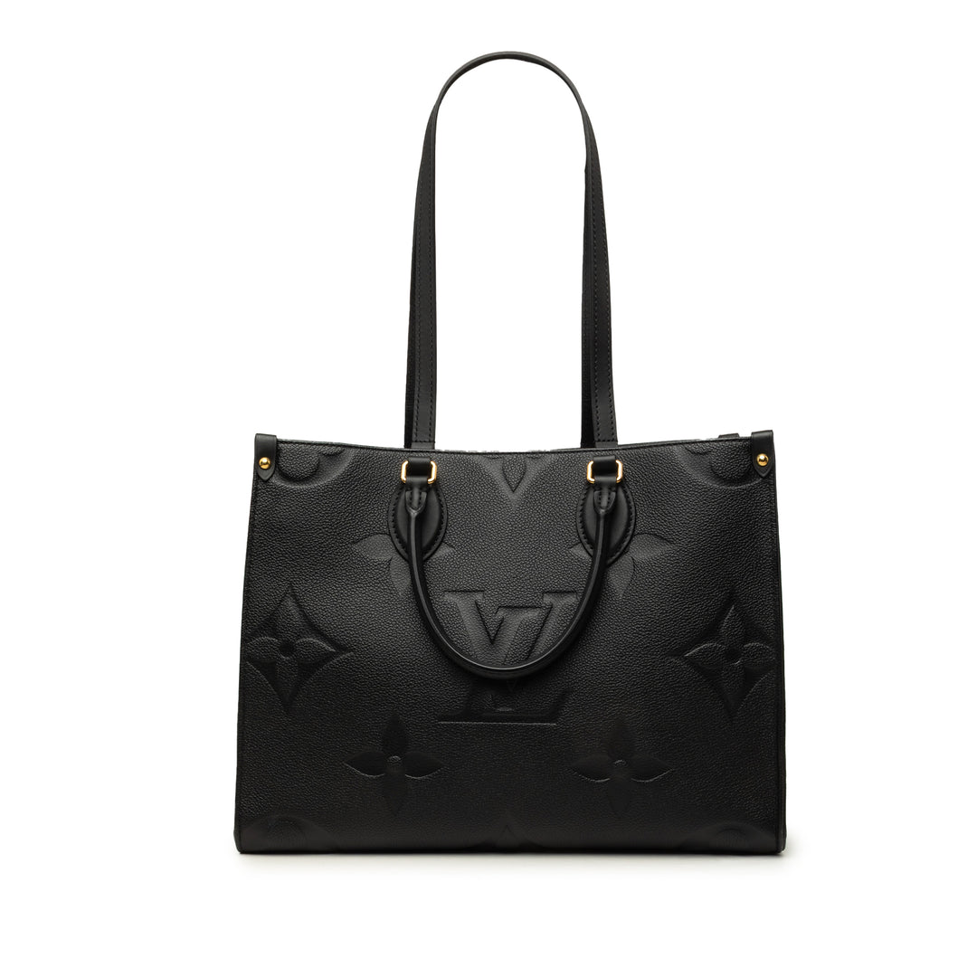 Louis Vuitton Onthego MM Monogram Empreinte Noir – vue principale – GABY PARIS