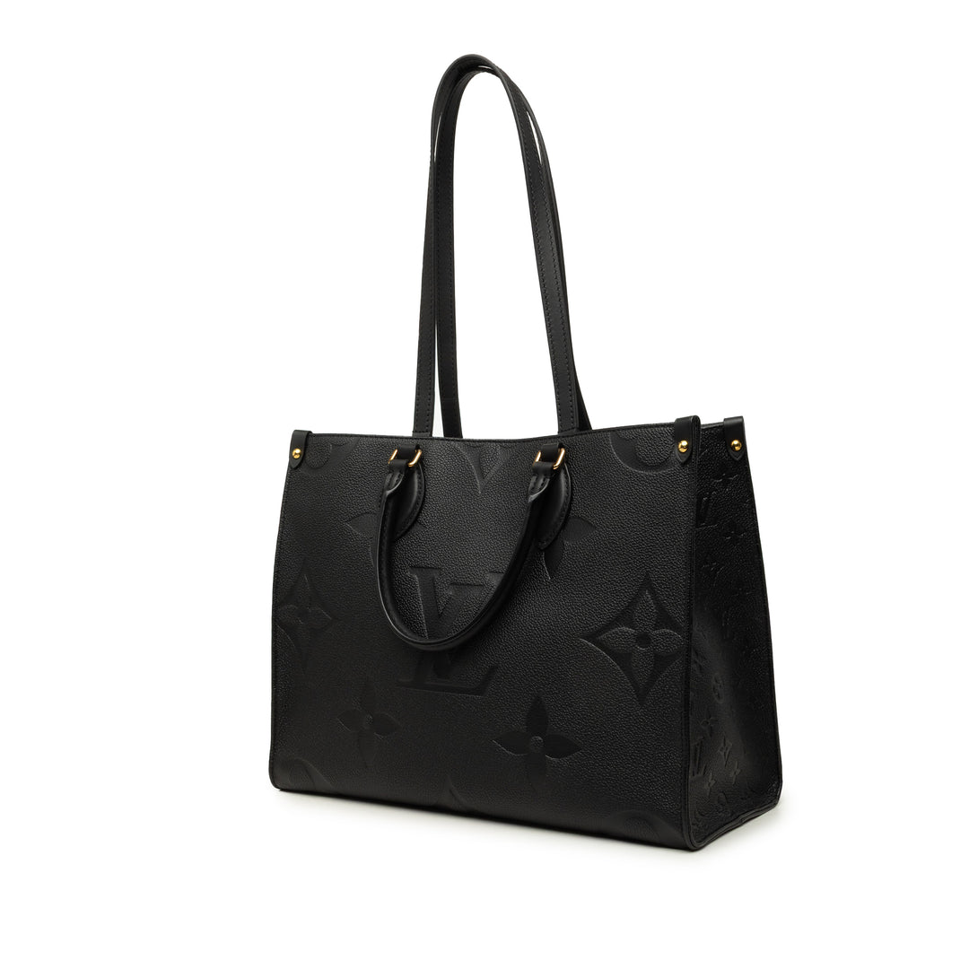 Louis Vuitton Onthego MM Monogram Empreinte Noir – vue 2 – GABY PARIS