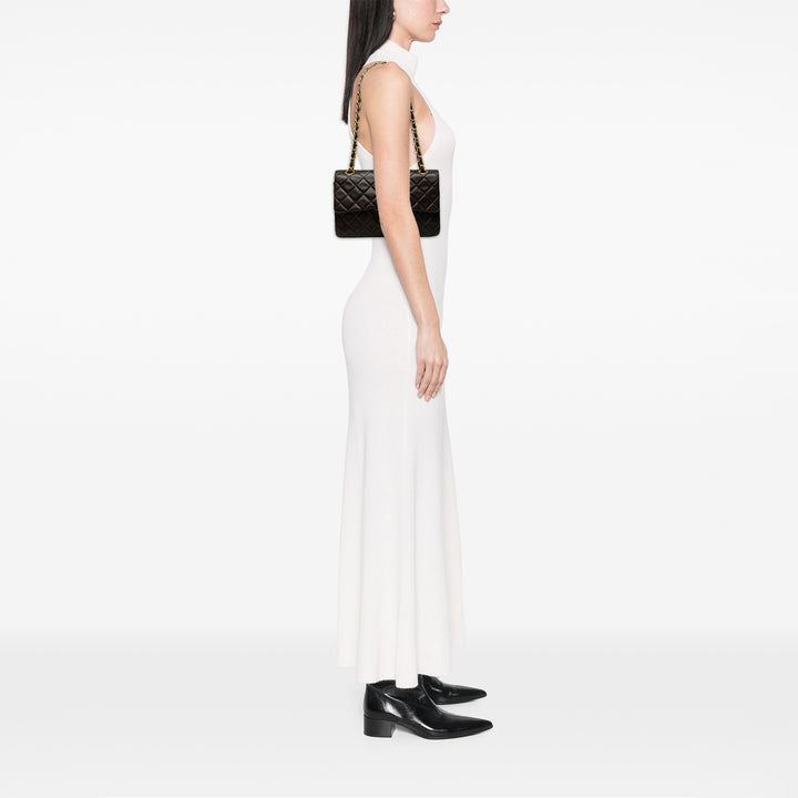 Chanel Sac porté épaule Classic Double rabat Petit Cuir d'agneau Noir – vue 6 – GABY PARIS