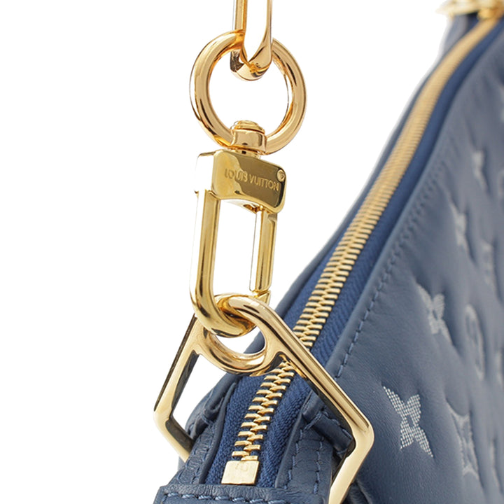 embossé Coussin PM Monogram Bleu