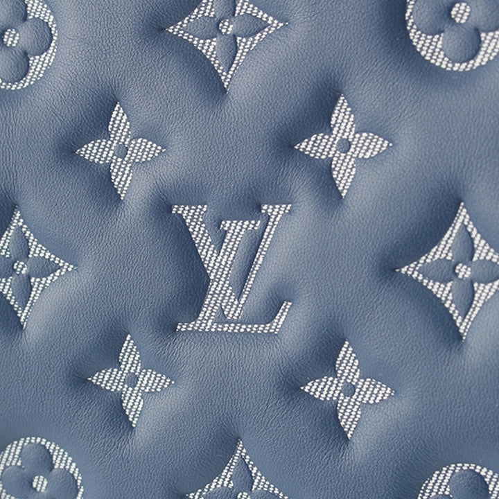 embossé Coussin PM Monogram Bleu