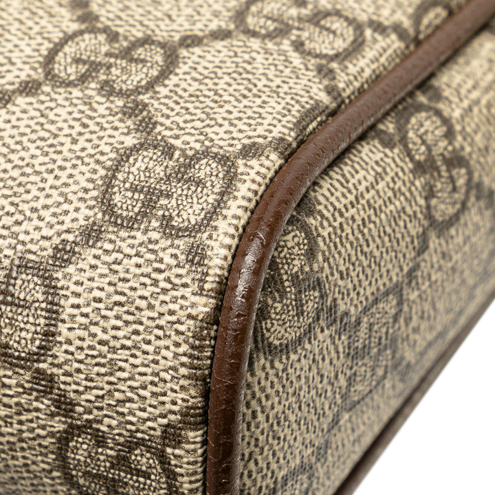 Small GG Supreme Web Ophidia Messenger Bag Brown - Gaby Paris