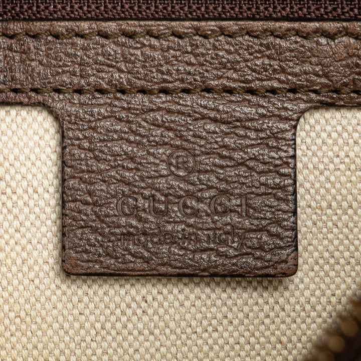 Small GG Supreme Web Ophidia Messenger Bag Brown - Gaby Paris