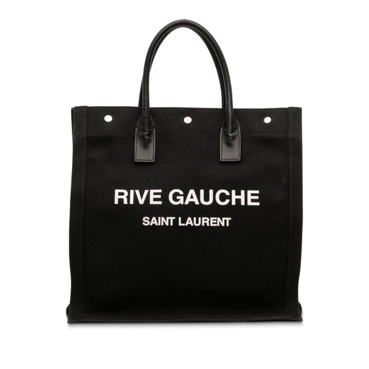 Saint Laurent Toile Rive Gauche North South Cabas