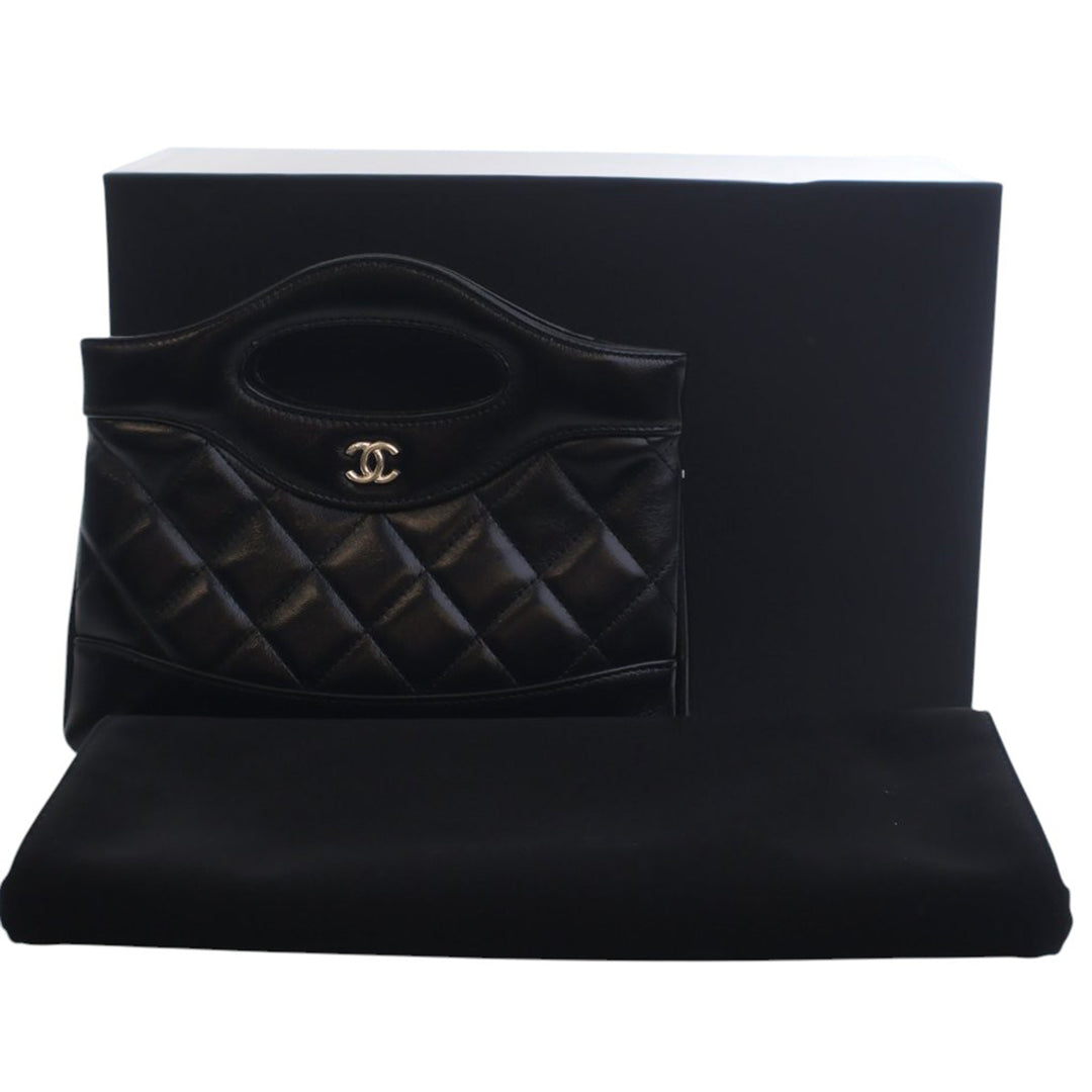 Chanel Nano brillant vieilli Cuir de veau 31 Shopping Sac – GABY PARIS Authentique