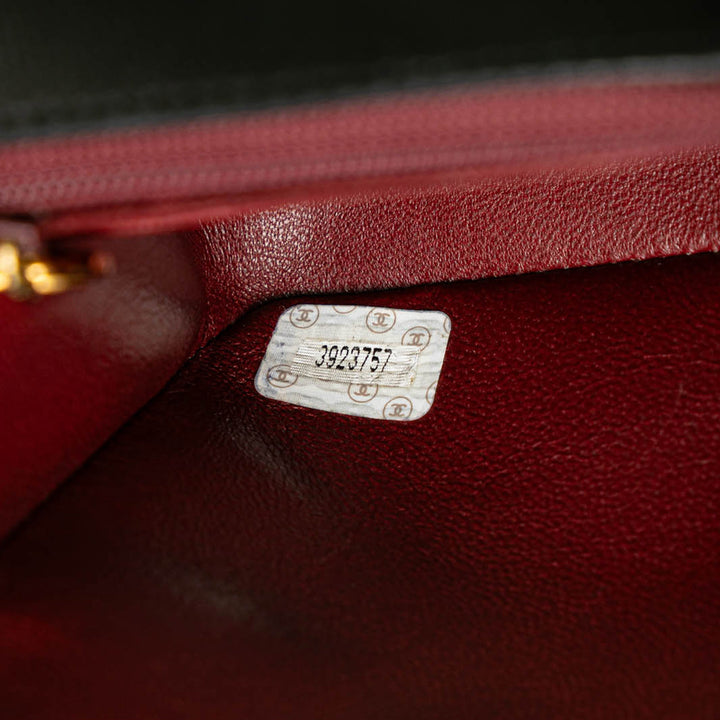 Small Lambskin Diana Flap Black - Gaby Paris