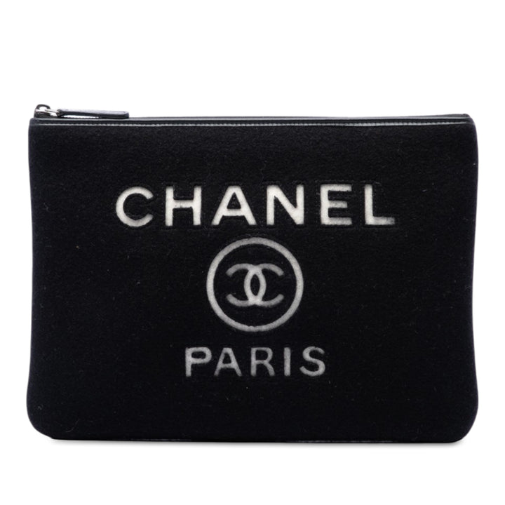 Felt Deauville O Étui Pochette Moyen Noir