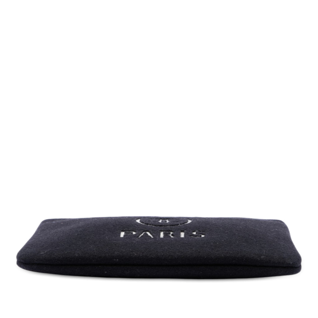 Felt Deauville O Étui Pochette Moyen Noir