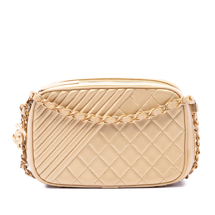 Chanel Small Matelassé Cuir d'agneau Coco Boy Sac caméra