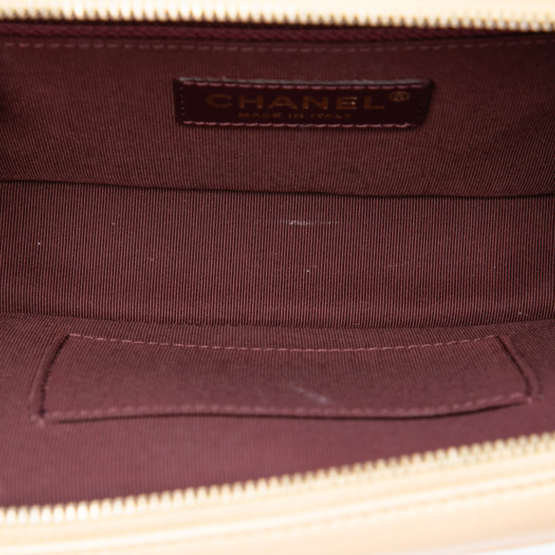 Chanel Small Matelassé Cuir d'agneau Coco Boy Sac caméra