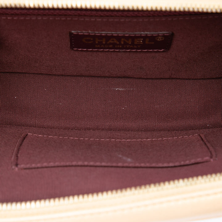 Chanel Small Matelassé Cuir d'agneau Coco Boy Sac caméra