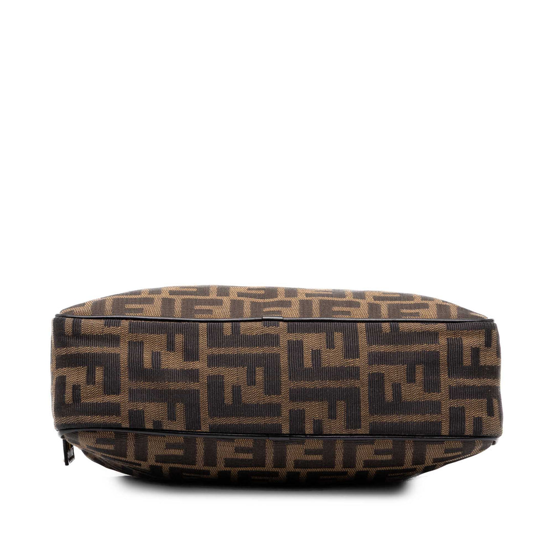 Fendi Zucca Sac Marron – vue 3 – GABY PARIS