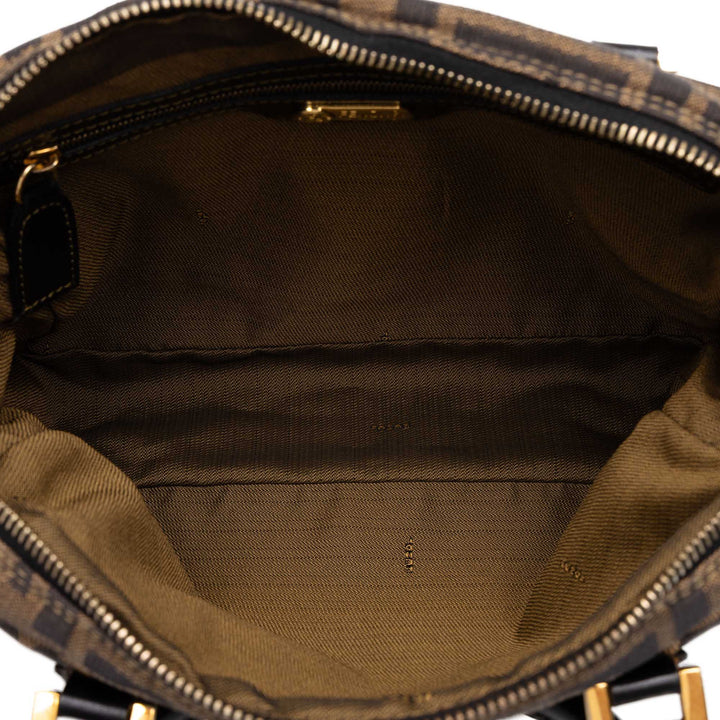 Fendi Zucca Sac Marron – vue 4 – GABY PARIS