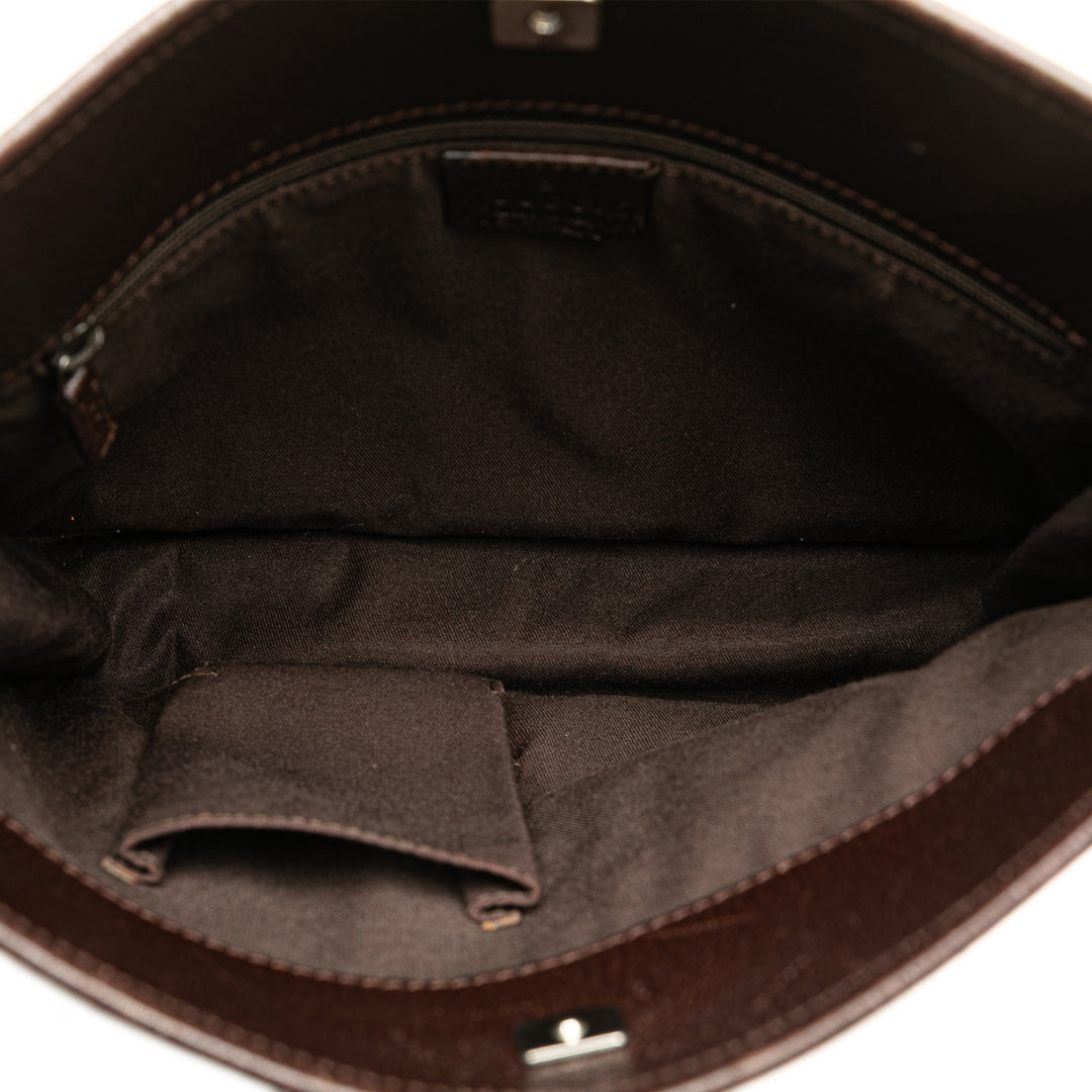 Gucci GG Toile Eclipse Sac porté croisé Marron
