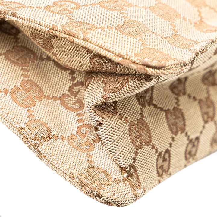 Gucci GG Toile Eclipse Sac porté croisé Marron