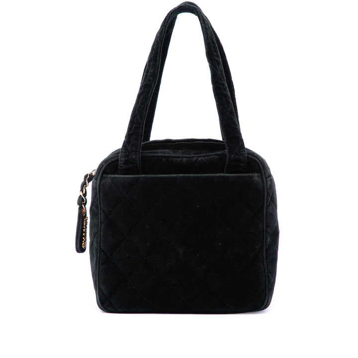 Chanel CC Matelassé Sac Velours