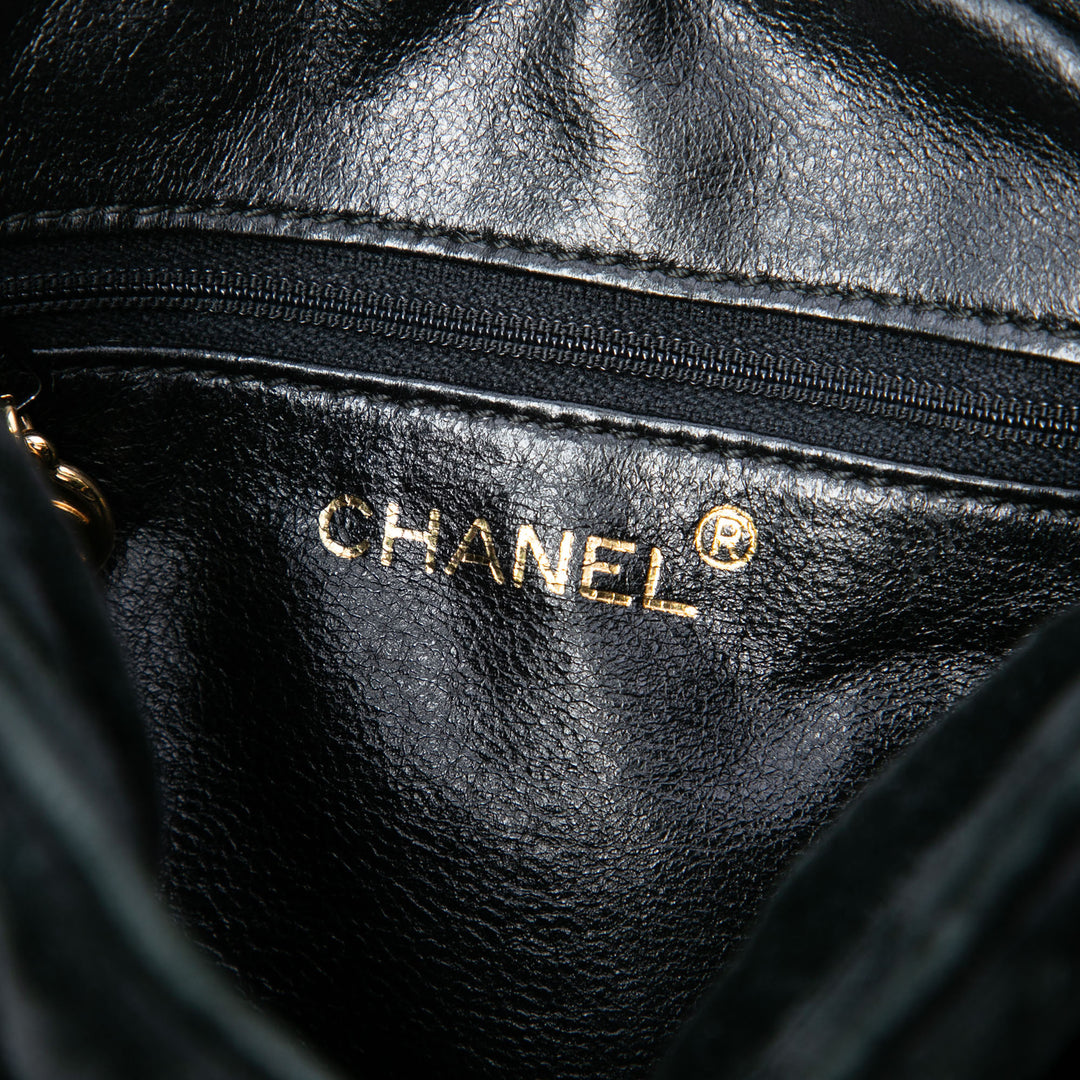 Chanel CC Matelassé Sac Velours