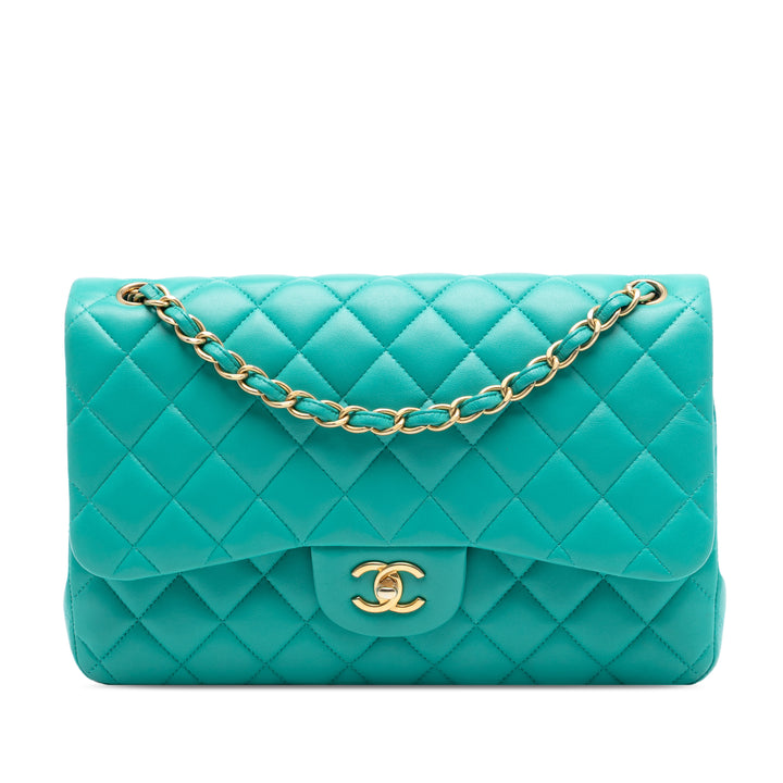 Chanel Jumbo Classic Cuir d’agneau Double rabat