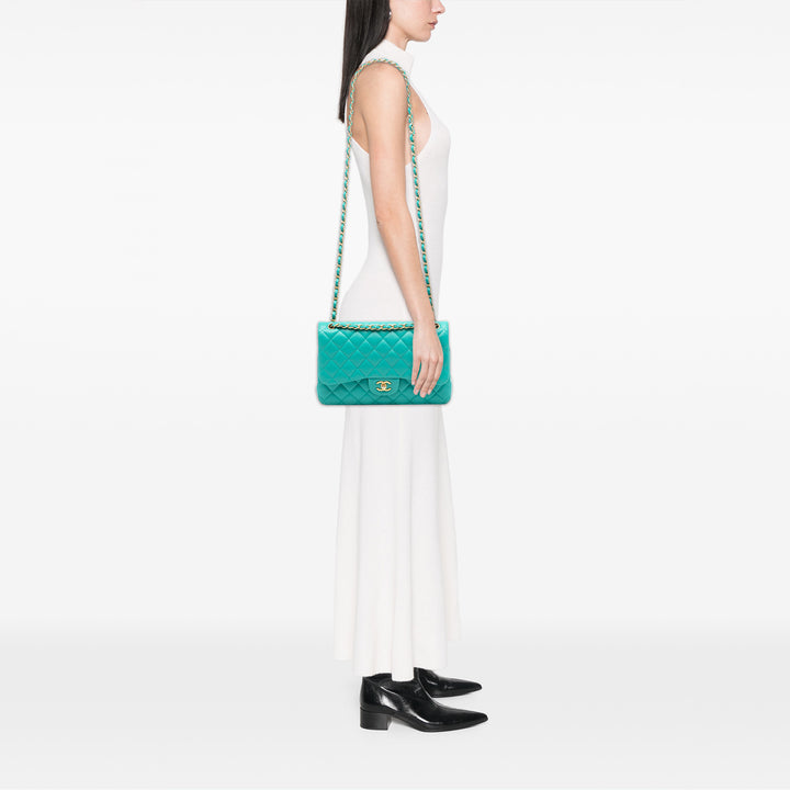 Chanel Jumbo Classic Cuir d’agneau Double rabat