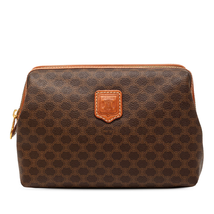 Celine Macadam Coated Toile Pochette