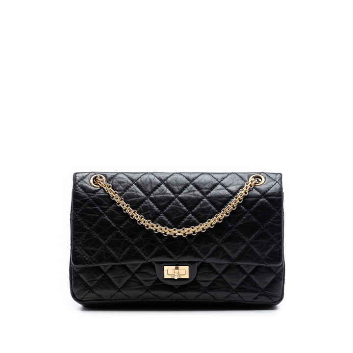 Chanel Matelassé vieilli Cuir de veau Reissue 2.55 Double rabat 226