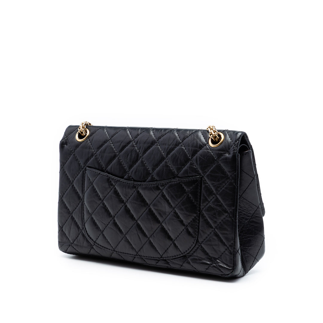 Chanel Matelassé vieilli Cuir de veau Reissue 2.55 Double rabat 226