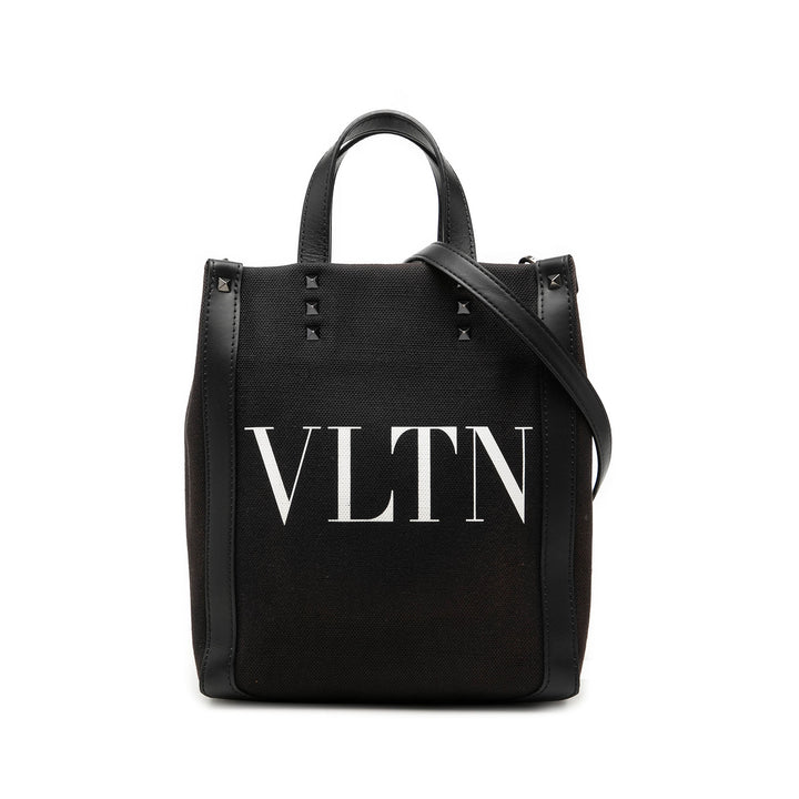 Valentino Rockstud VLTN Cabas Mini Toile