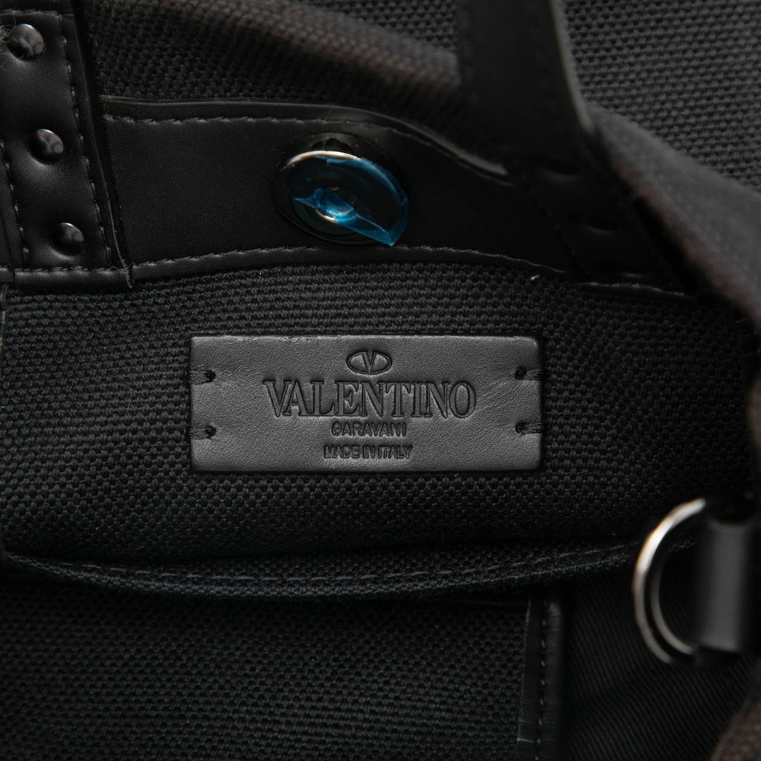 Valentino Rockstud VLTN Cabas Mini Toile