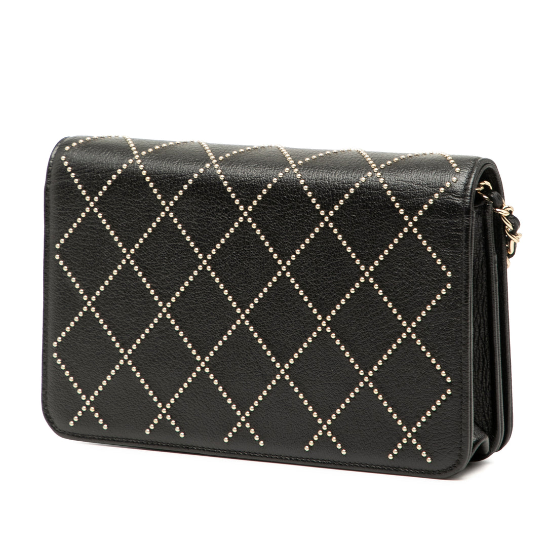 Chanel CC Studded Goatskin Wallet On Chain Noir – GABY PARIS Authentique