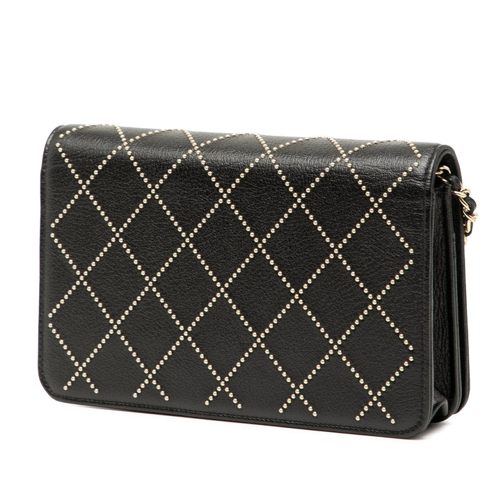 Chanel CC Studded Goatskin Wallet On Chain Noir – GABY PARIS Authentique