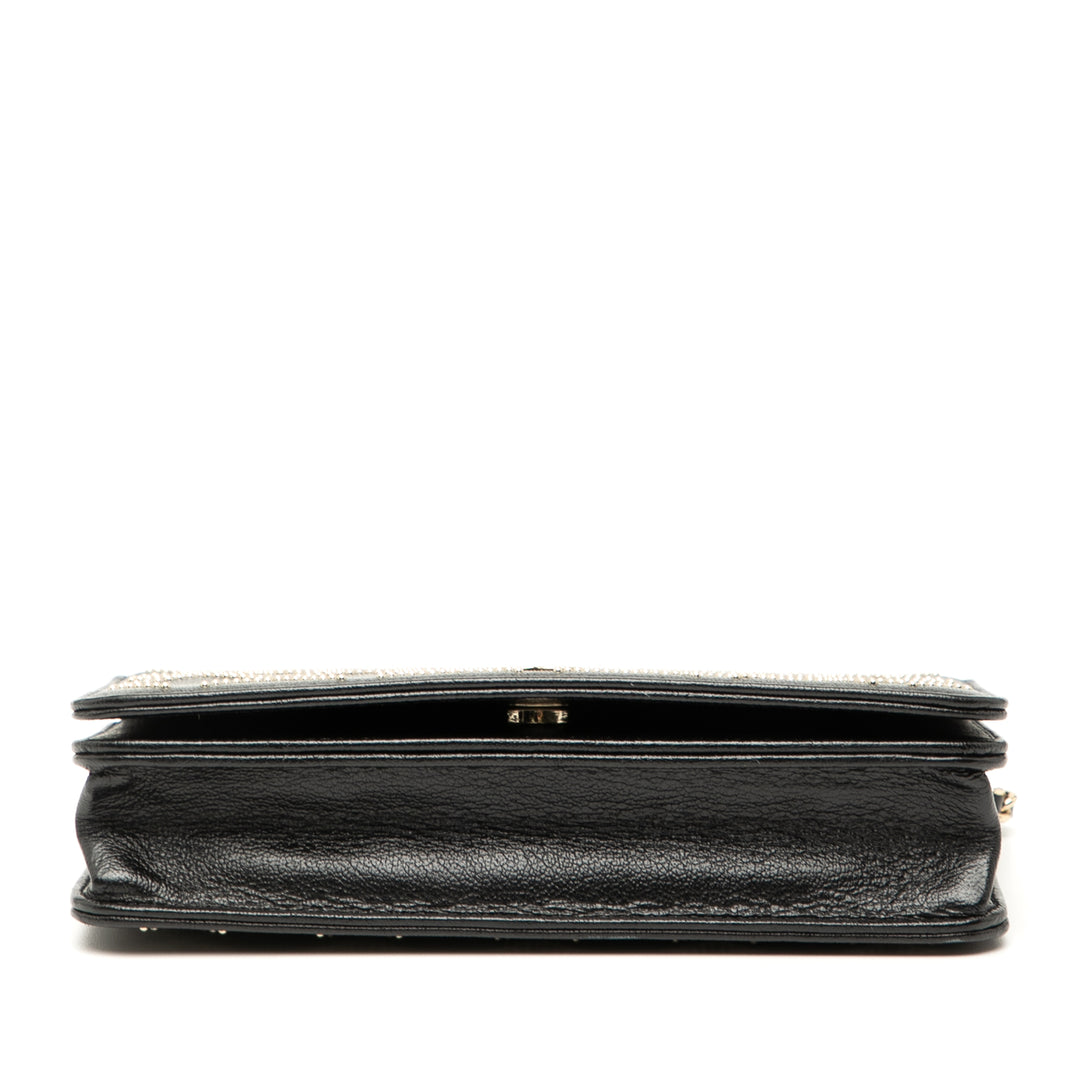 Chanel CC Studded Goatskin Wallet On Chain Noir – GABY PARIS Authentique