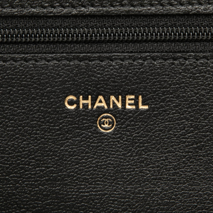 Chanel CC Studded Goatskin Wallet On Chain Noir – GABY PARIS Authentique