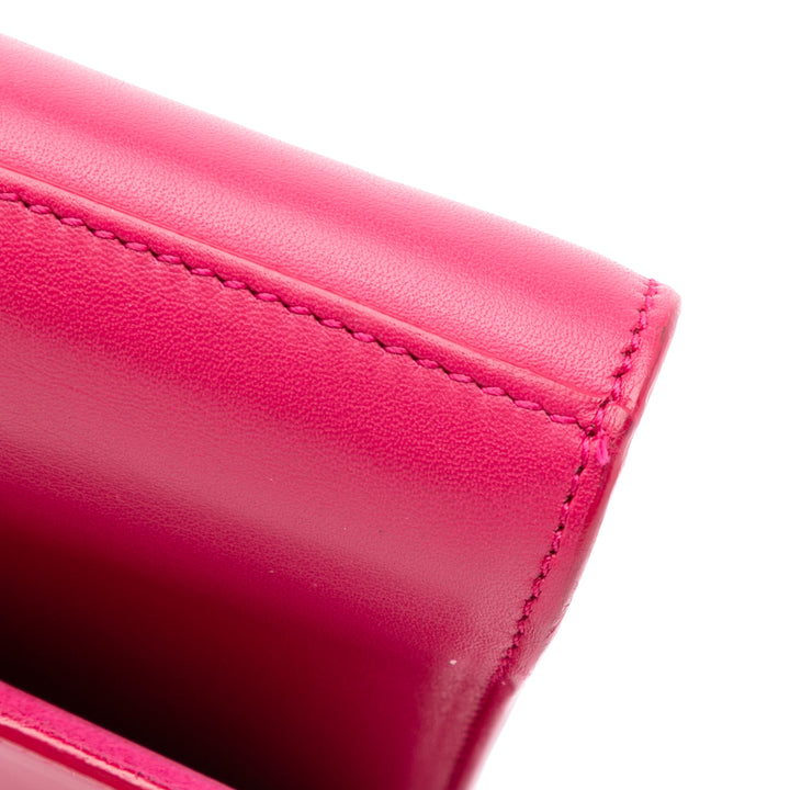Saint Laurent Cuir Chyc Ligne Pochette Rose – GABY PARIS Authentique