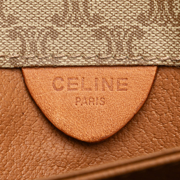 Macadam Coated Canvas Crossbody Brown - Gaby Paris