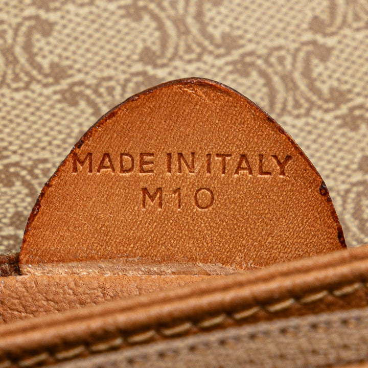 Macadam Coated Canvas Crossbody Brown - Gaby Paris
