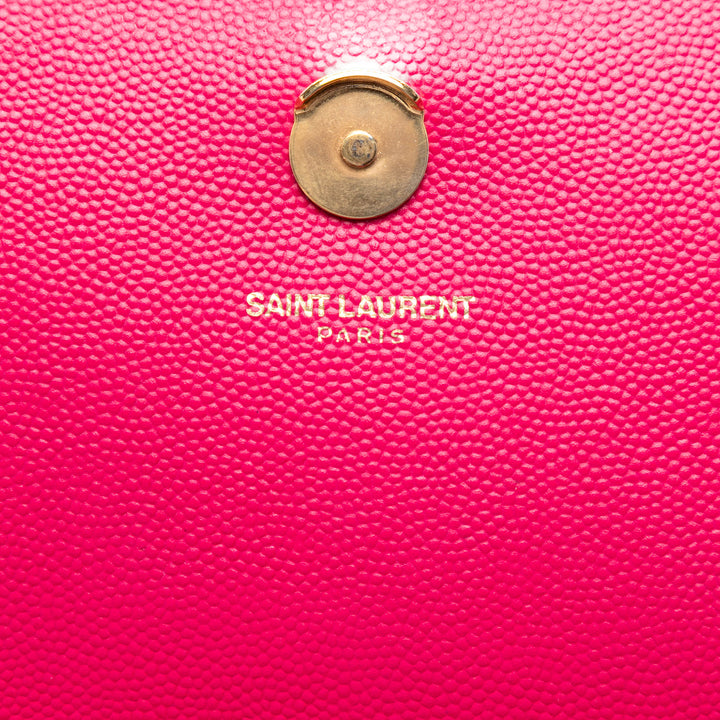 Saint Laurent Medium Grain De Poudre Monogram Kate Sac porté croisé