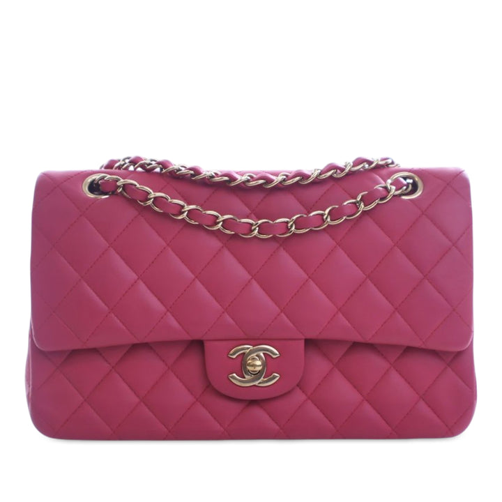Chanel Medium Classic Cuir d’agneau Double rabat
