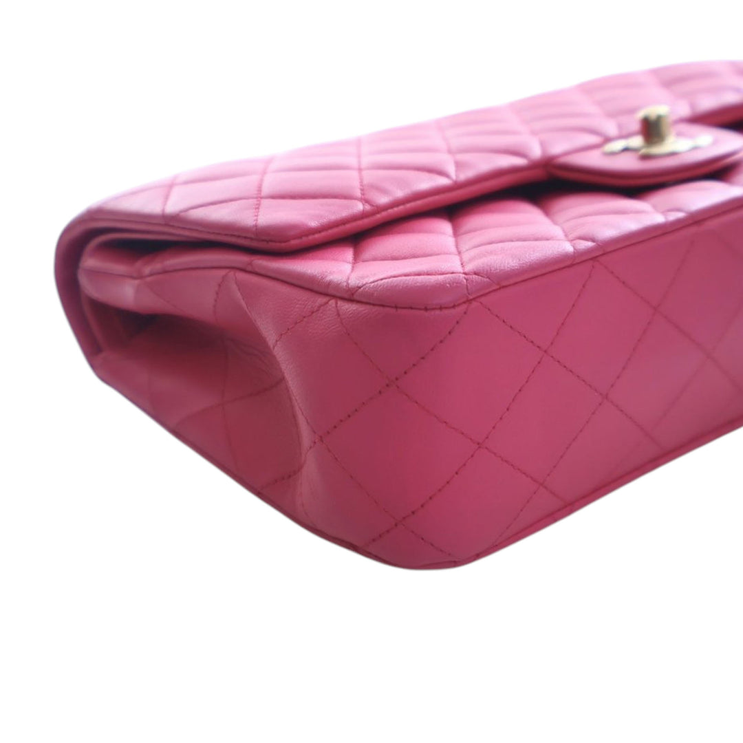 Chanel Medium Classic Cuir d’agneau Double rabat