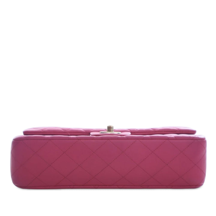 Chanel Medium Classic Cuir d’agneau Double rabat