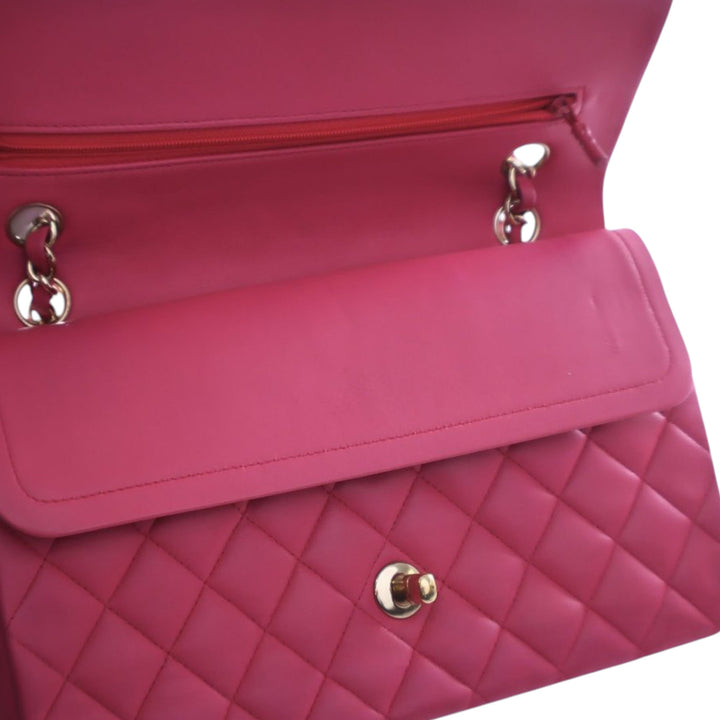 Chanel Medium Classic Cuir d’agneau Double rabat