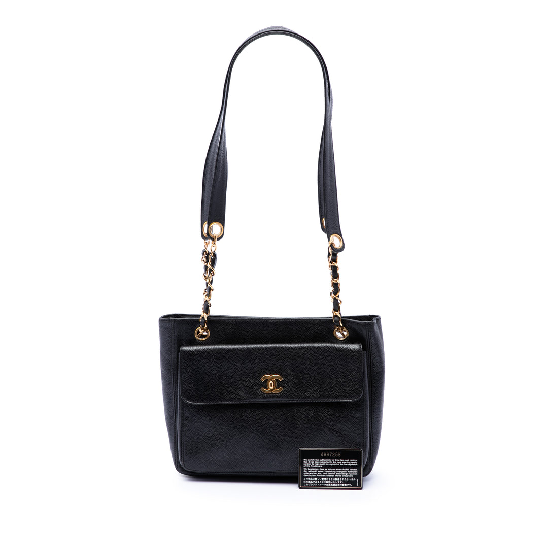 Chanel CC Caviar Front Pocket Sac bandoulière