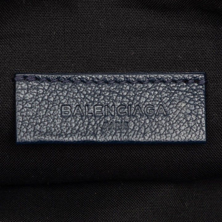 Balenciaga Chevre Motocross Classic Metallic Edge Pochette