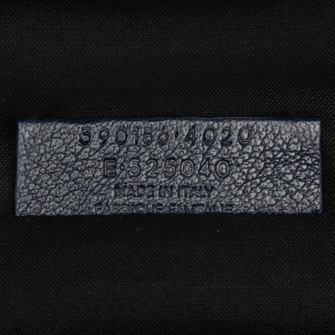 Balenciaga Chevre Motocross Classic Metallic Edge Pochette