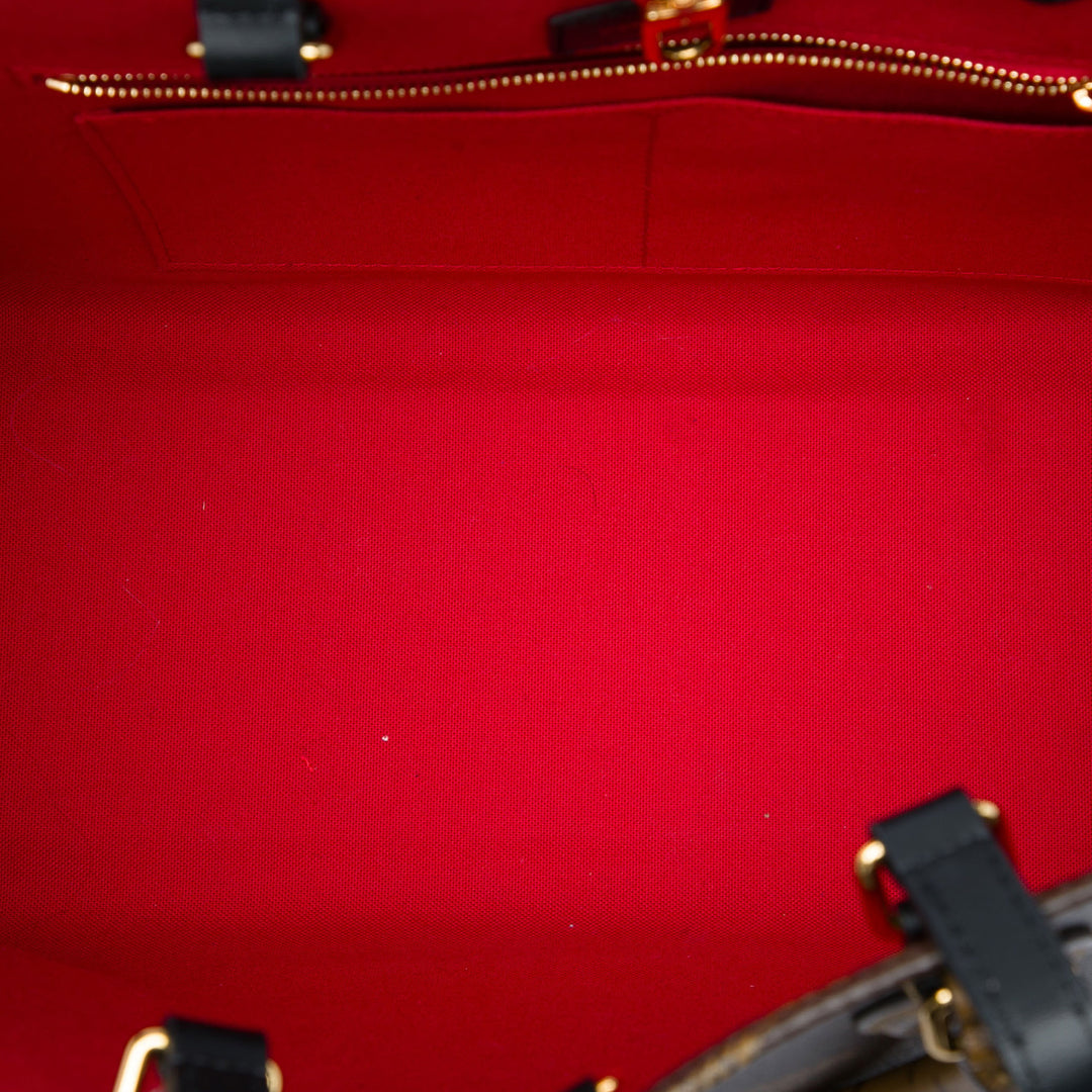 Louis Vuitton Giant OnTheGo MM Monogram Reverse Marron – vue 4 – GABY PARIS