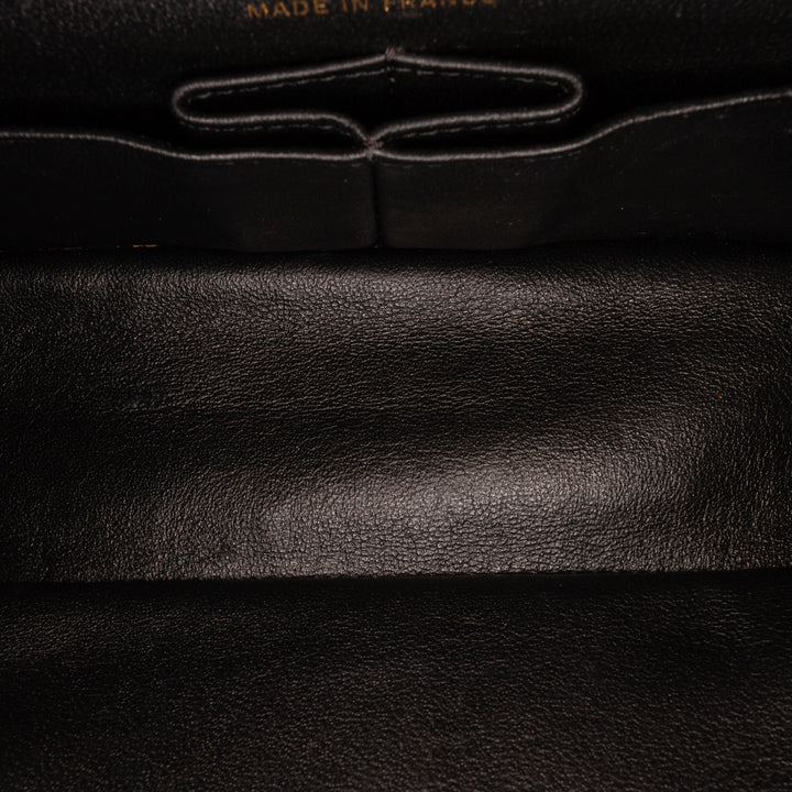 Chanel Croc embossé 2.55 Reissue Double rabat Sac Moyen Cuir d'agneau