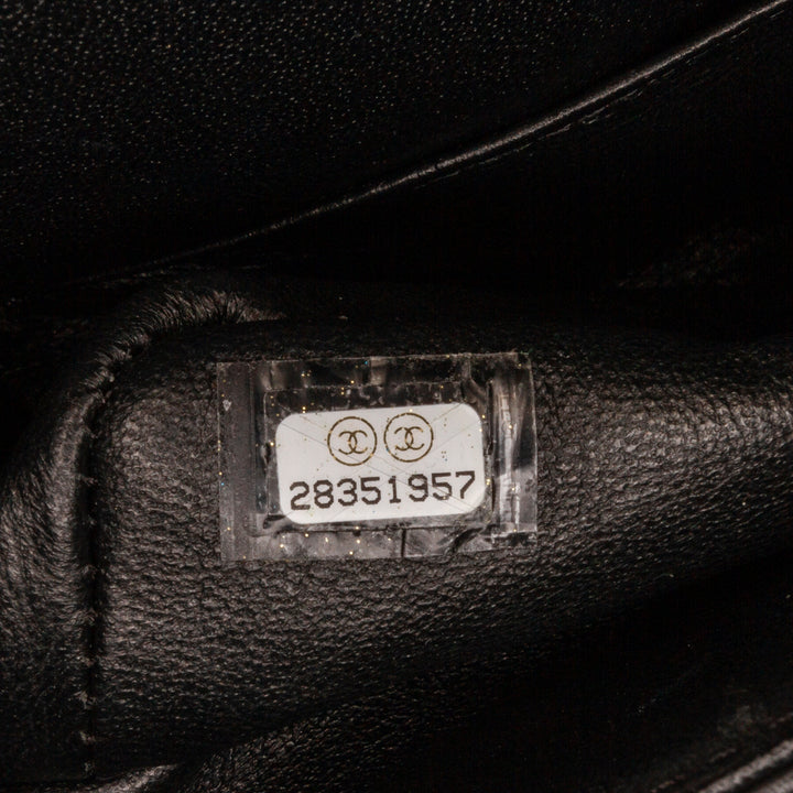 Chanel Croc embossé 2.55 Reissue Double rabat Sac Moyen Cuir d'agneau