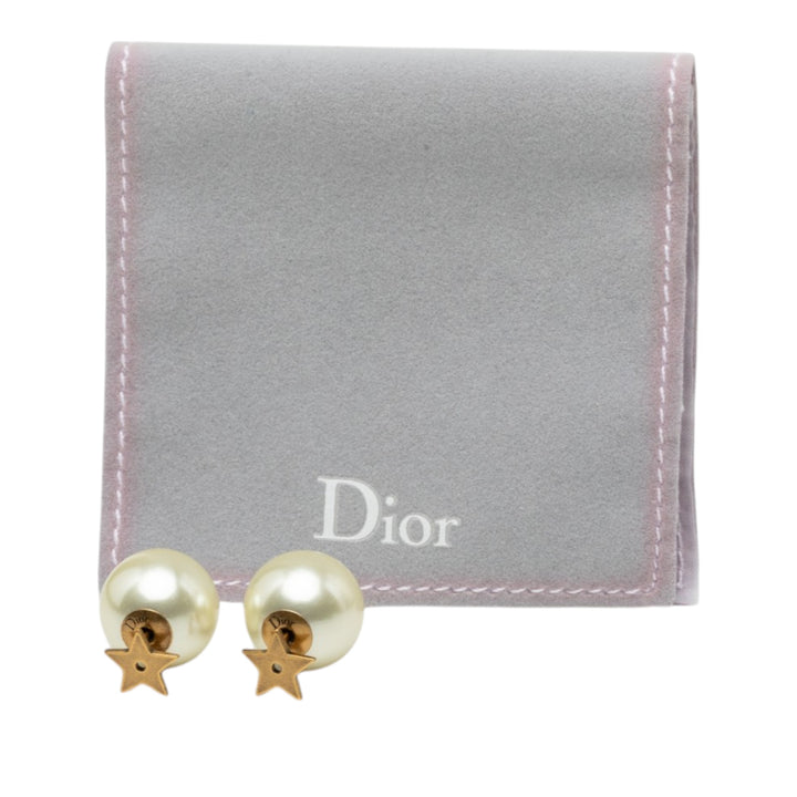 plaqué Perles fantaisie Star Tribales fermoir poussette Boucles d'oreilles Doré