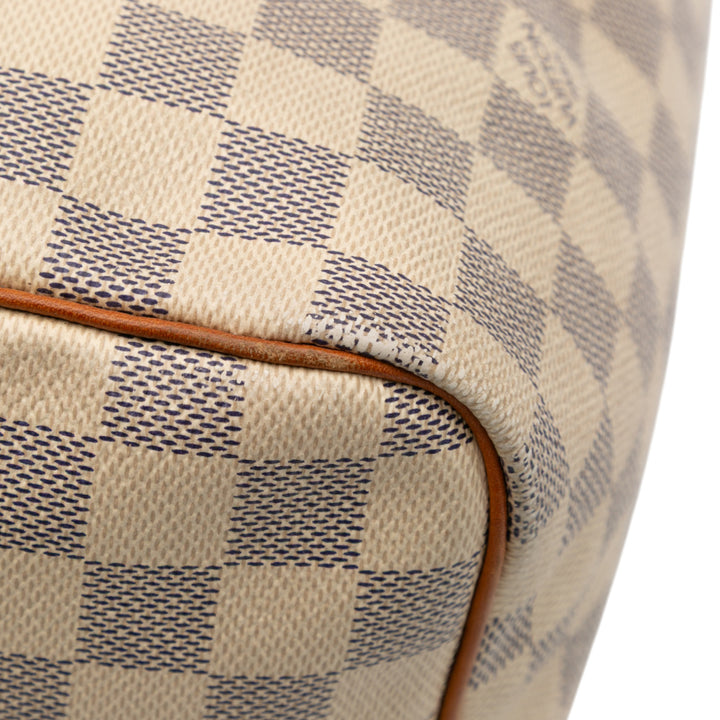 Louis Vuitton Damier Azur Speedy 30 Blanc – GABY PARIS Authentique