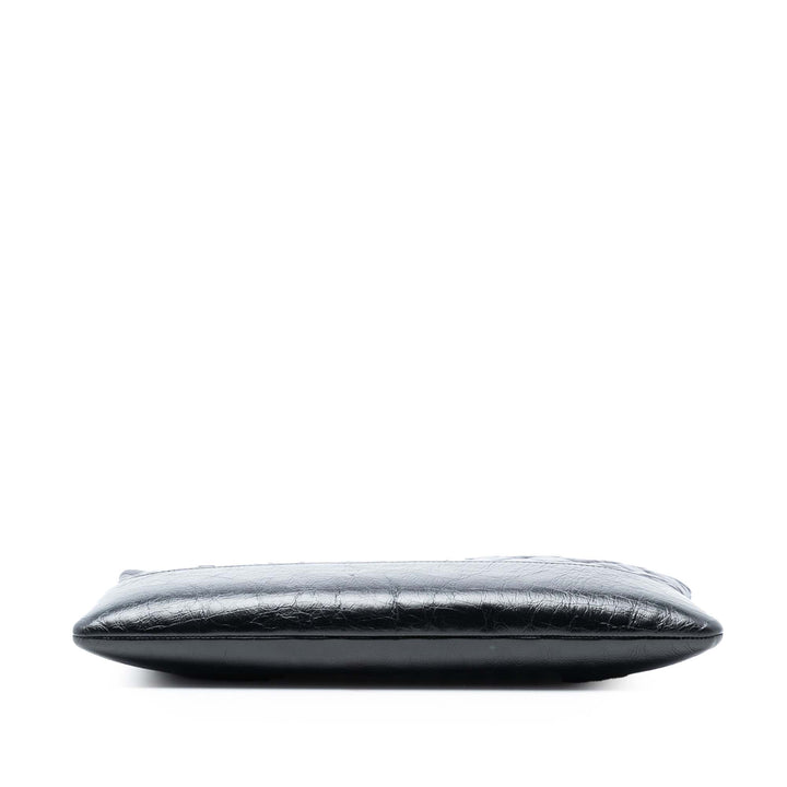Chanel Large vieilli Cuir de veau Gabrielle O Étui Pochette